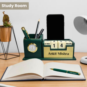 Personalized Office Clock and Pen Gift Set 5 20