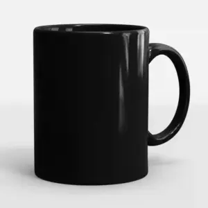 black coffee mug