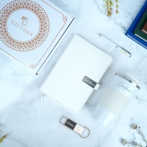 diary pen keychain tumbler white