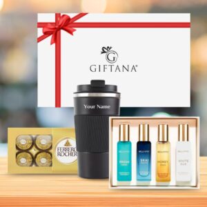 Customized Perfume Set Black Tumbler