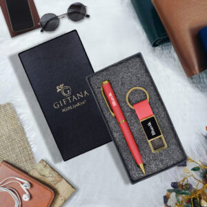 Customized S2 Pen and Keychain red 1