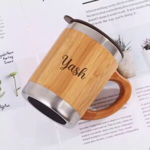 Personalized bamboo mug 4