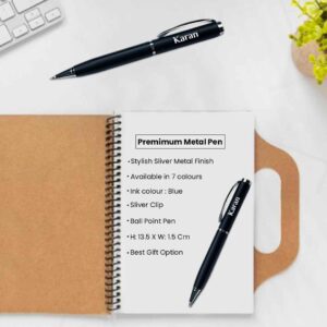 Welcome Kit For New Employees 6 Personalized 3 in 1 Gift Set Card Holder with Pen Keychain Black 04