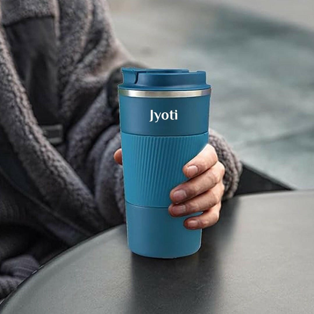 Personalized_Coffee_Tumbler_G734_-_Blue Customized Coffee Tumbler