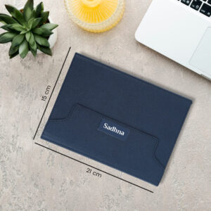 foldable diary black