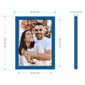photo frame blue 02