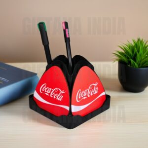 Office Desk Gifts Lotus Rotating Coaster Pen Stand 2