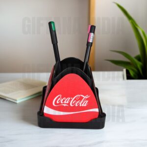 Office Desk Gifts Lotus Rotating Coaster Pen Stand 3