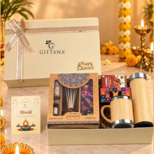 Customized Corporate Diwali Hamper – Premium Treats - GiftanaIndia