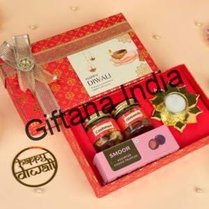 Diwali Gift Hampers Online - Flavored Cashews, Almonds, Chocolates