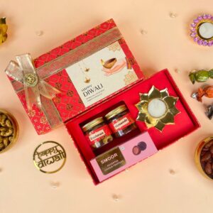 Diwali Gift Hampers Online Flavored Cashews Almonds Chocolates 3