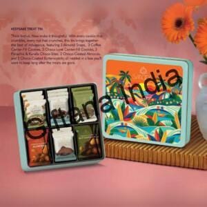 Employee Festive Hamper Tin for Office Celebrations