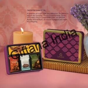 Festive Quartet Tin for Premium Diwali Corporate Gifting