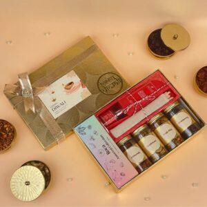 Luxury Corporate Diwali Gifts Reed Diffuser Gourmet Treats 3