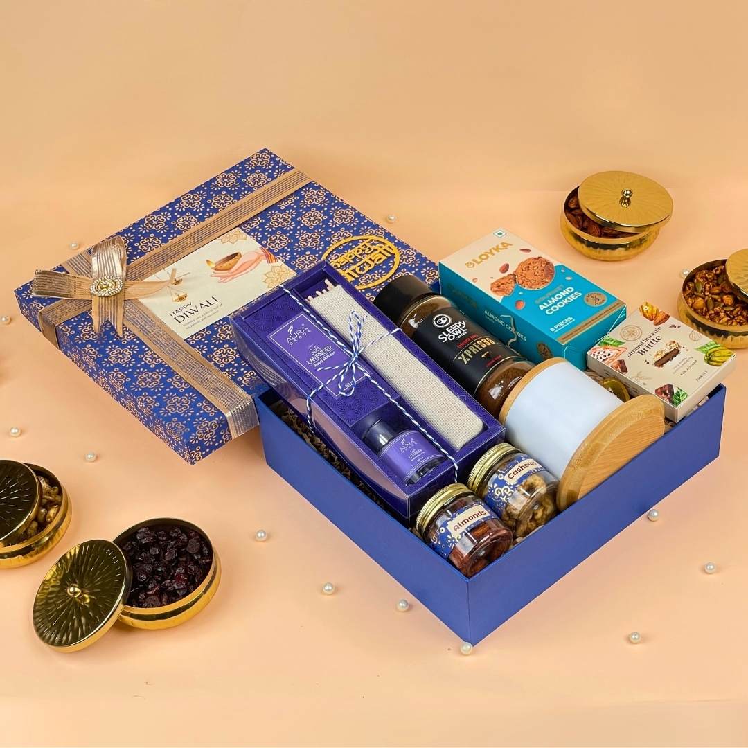 Luxury Diwali Gifts Hampers Online Coffee, Diffuser & Cookies (2) Luxury Diwali Gifts Hampers Online Coffee, Diffuser & Cookies