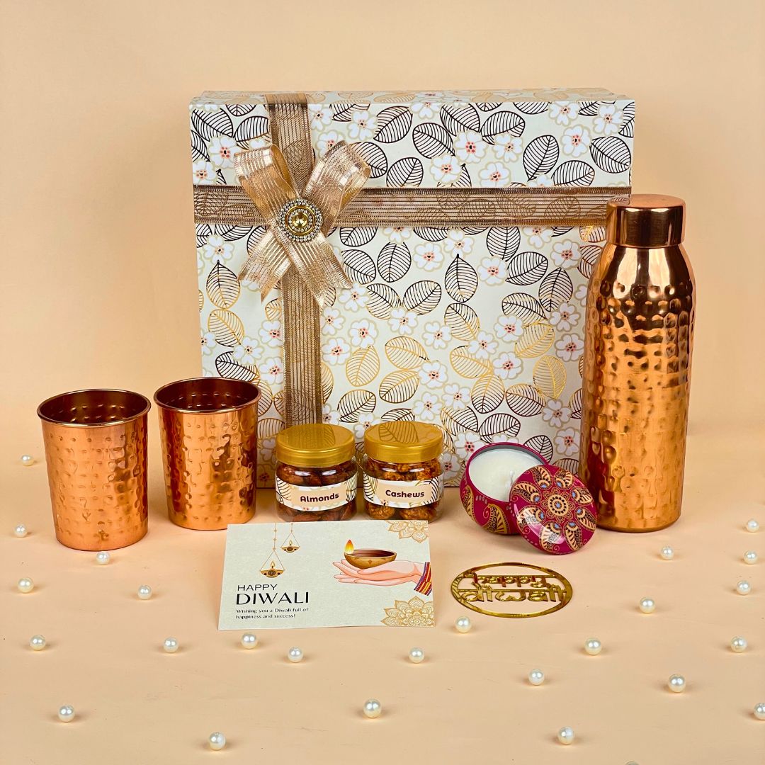 Copper Aura Set Diwali Gifts for Employees and Office Staff (1) Copper Aura Set Diwali Gifts for Employees and Office Staff 1