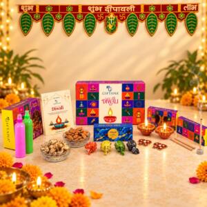 Diwali Gift Box with Smoor, Cashews & Almonds – Jashn aur Mithaas