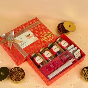 Fragrance & Feast Box Premium Diwali Gift Hampers for Employees and Clients