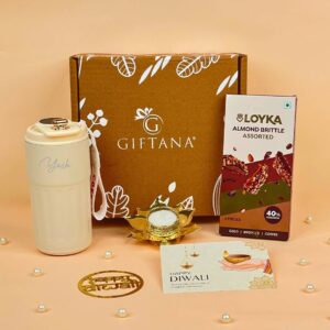 Radiant Lotus Gift Box Luxury Diwali Hampers for Staff