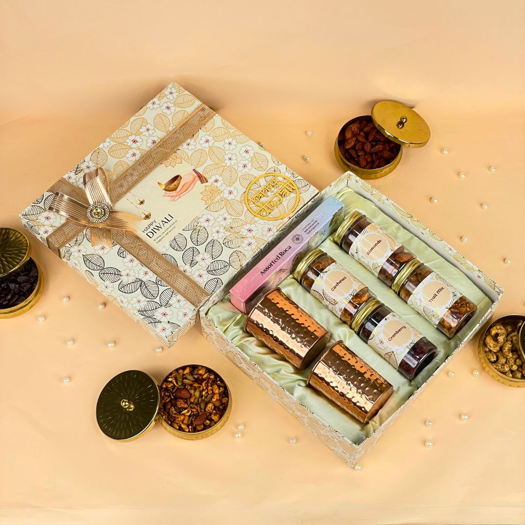 Golden Nutri Savor Hamper Premium Diwali Gift Box for Employees and Clients (2) Golden Nutri Savor Hamper Premium Diwali Gift Box for Employees and Clients 2