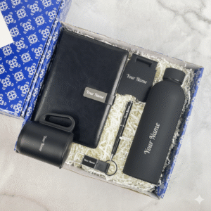 Executive 6-in-1 Corporate Gift Set with Bottle, Diary & Accessories