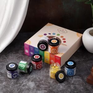7 Chakra Jar Candle