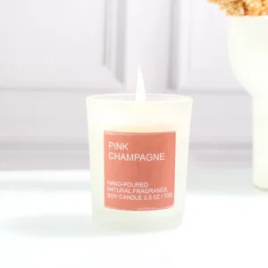 Frosted Fragrance Candle Set of 4 3 Aura decor