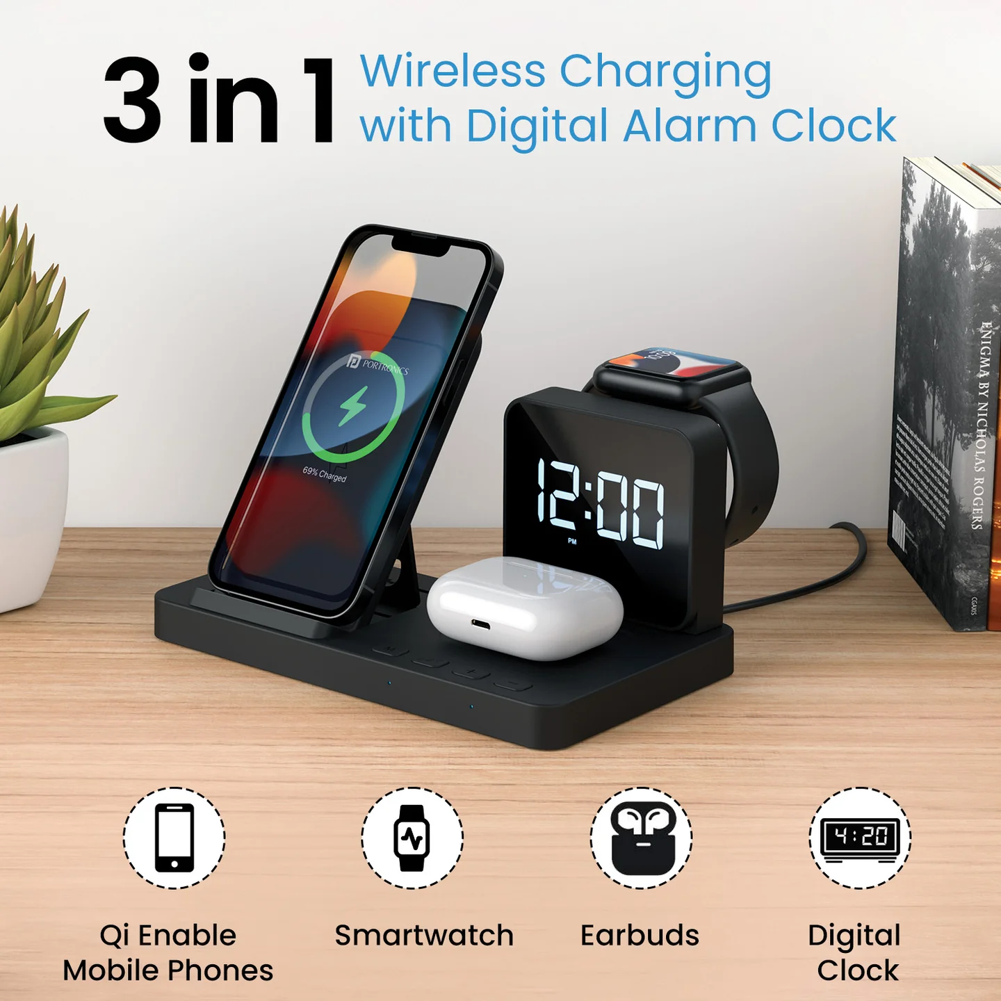 BELLA BELLA 3-in-1 Wireless Charging