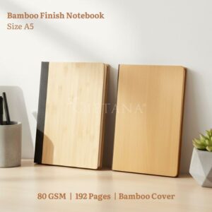 Bamboo Finish Notebook Diary