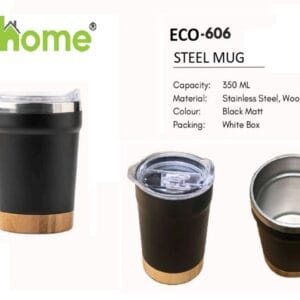 behome ECO-606 Steel Mug 350 ml
