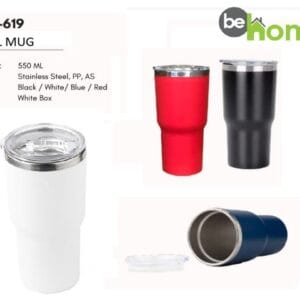 behome ECO-619 Steel Mug 550 ml