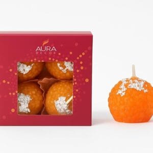 Laddoo Candle 1 Laddoo Candle-Festive Gift & Decorative Candle