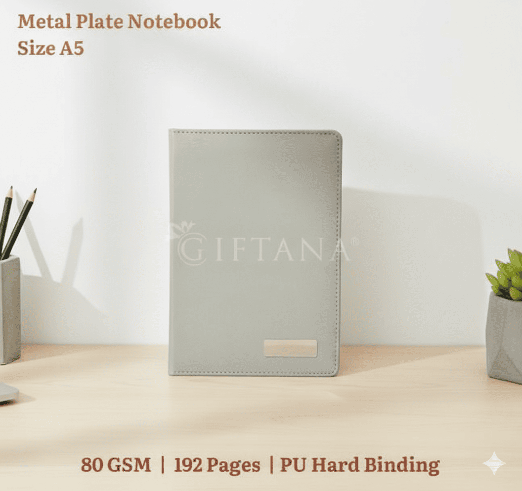 Metal Plate Notebook Diary (2) Metal Plate Notebook Diary 2