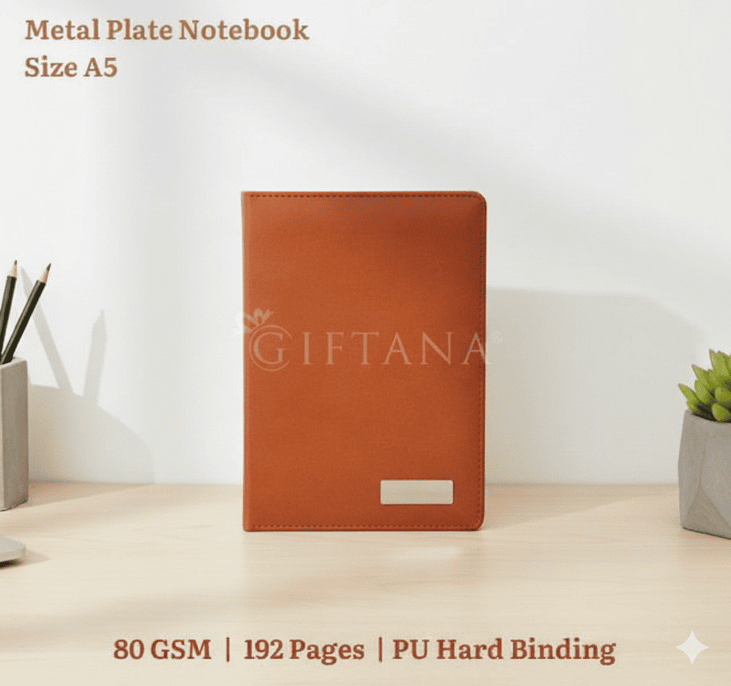 Metal Plate Notebook Diary (4) Metal Plate Notebook Diary 4