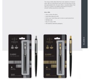 Parker Classic Matte Black Ball Pen