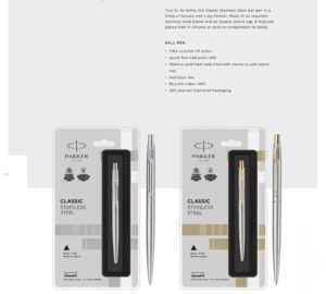 Parker Classic Stainless Steel - Ball Pen