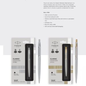 Parker Classic Stainless Steel - Ball Pen