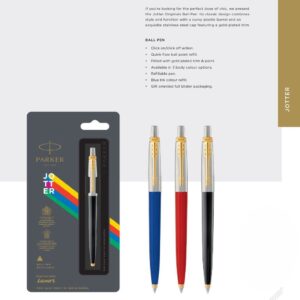 Parker Jotter Originals Ball Pen with Gold Trim