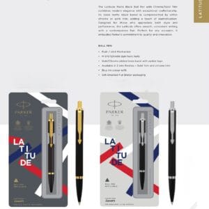 Parker Latitude Matte Black Ball Pen