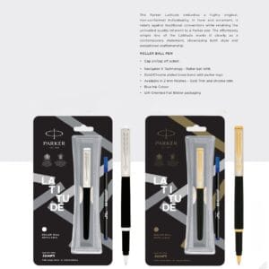 Parker Latitude Matte Metallix Roller Ball Pen