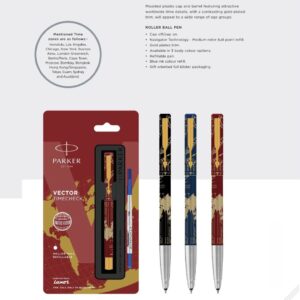 Parker Vector Timecheck Roller Ball Pen