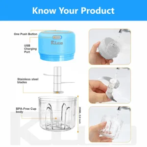 Rechargeable Electric Mini Chopper3