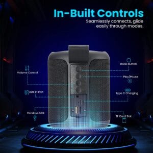 SoundDrum Portable Bluetooth Speaker 5 Sound drum5