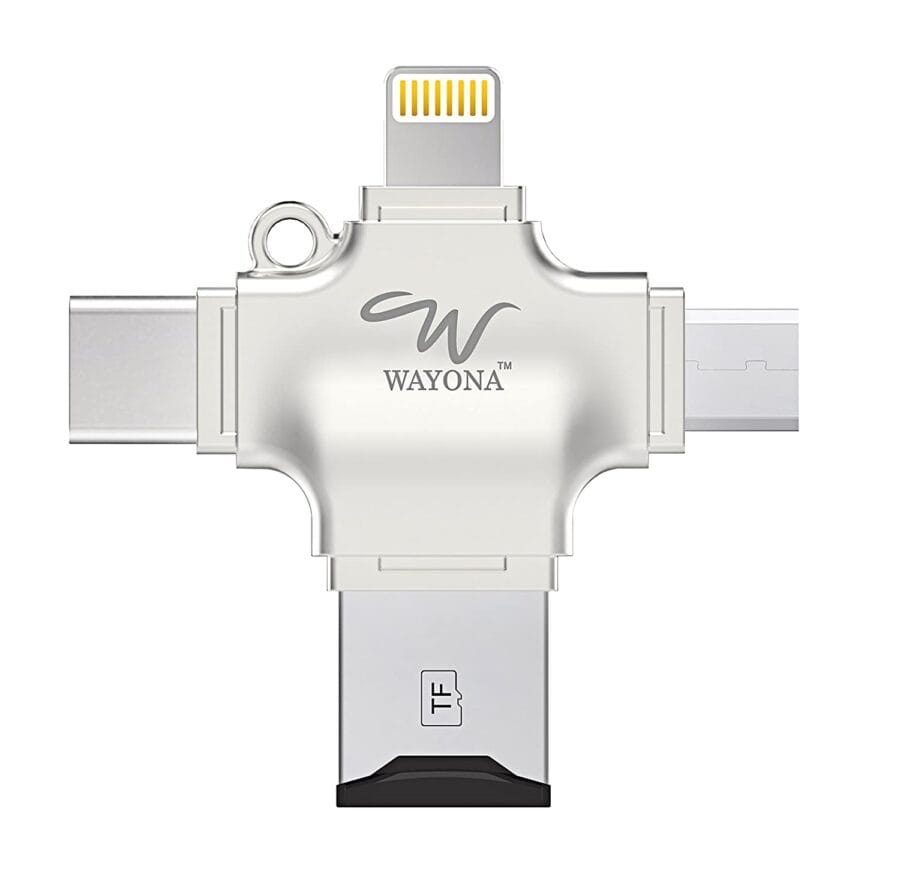 Wayona 4 in 1 OTG Card Reader Wayona 4-in-1 OTG Card Reader