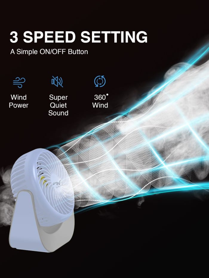 Wayona Chill Blast Desk Fan -2 Wayona Chill Blast Desk Fan 2