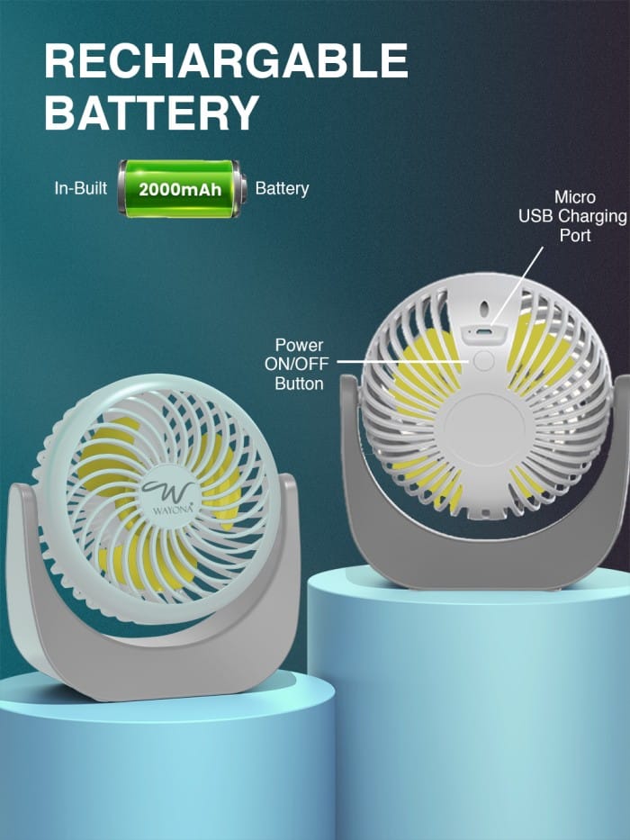 Wayona Chill Blast Desk Fan -4 Wayona Chill Blast Desk Fan 4