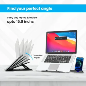 My Buddy Hexa Adjustable Laptop Stand & Mobile Holder 5 Y BUDDY HEXA 22 2 1