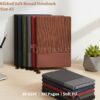 ribbed soft bound notebook