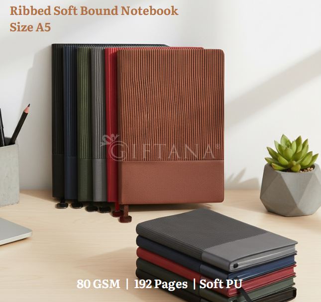 ribbed soft bound notebook-ss ribbed soft bound notebook