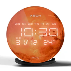 xech alarm clock for heavy sleepers loud digital alarm clock led mars clock solaris x 1500x1500 1